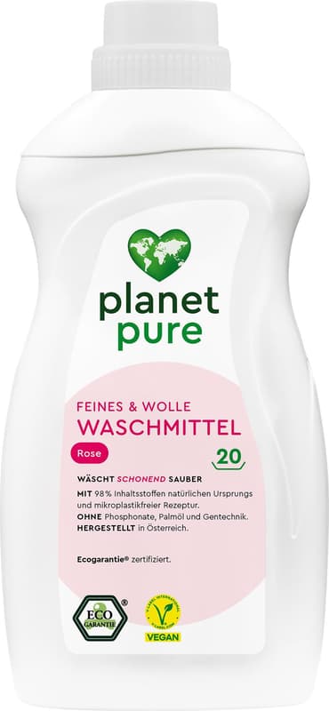 Planet Pure Delicates & Wool Detergent Rose