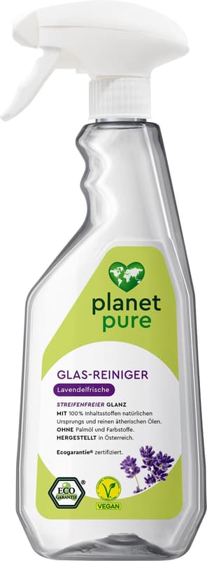 Planet Pure Glas-Reiniger Lavendelfrische Spray