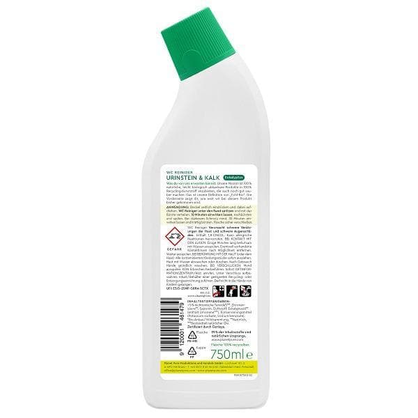 Planet Pure WC Cleaner Urine & Limescale Eucalyptus