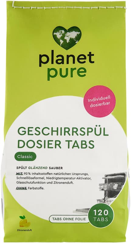 Planet Pure Dishwashing Dosing Tabs