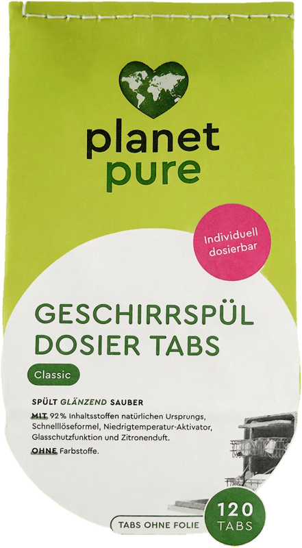 Planet Pure Dishwashing Dosing Tabs