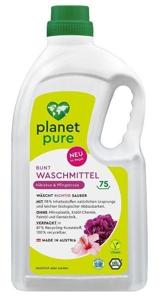 Planet Pure Coloured Detergent Hibiscus Peony