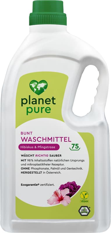 Planet Pure Coloured Detergent Hibiscus Peony