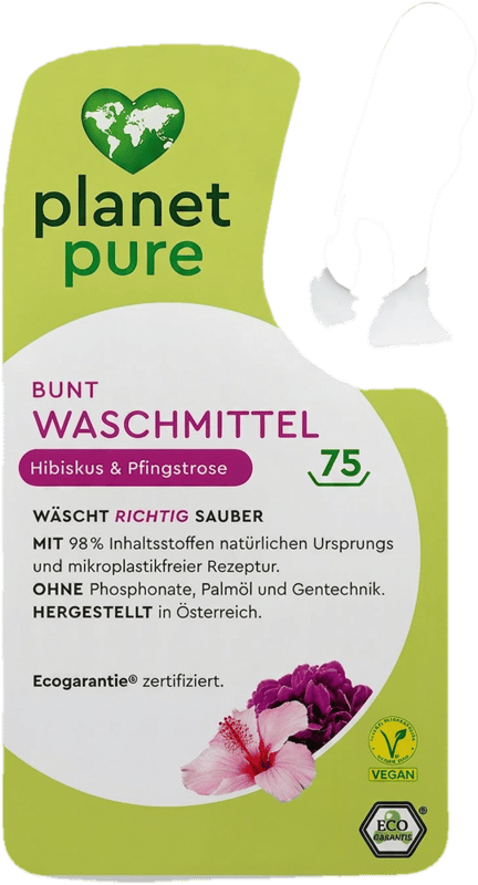 Planet Pure Coloured Detergent Hibiscus Peony