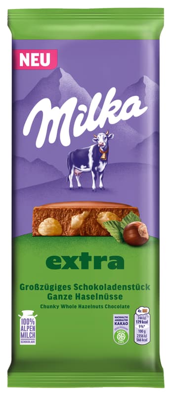 Milka Extra Haselnuss