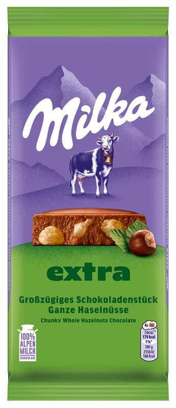 Milka Extra Haselnuss