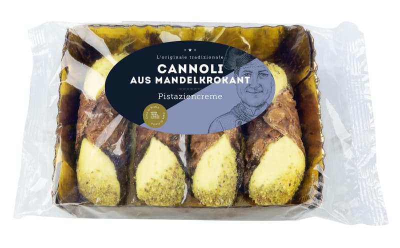 Casa di Pietro Cannoli mit Pistaziencreme