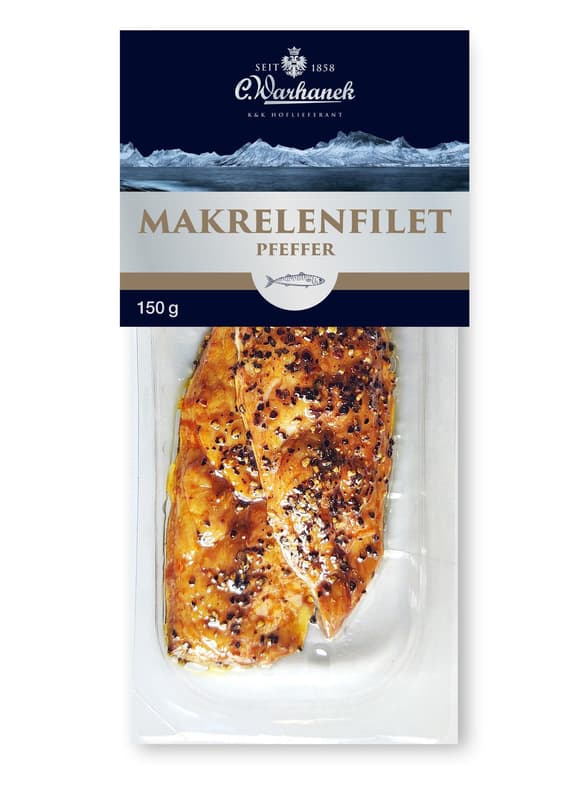 Warhanek Makrelenfilet Pfeffer geräuchert