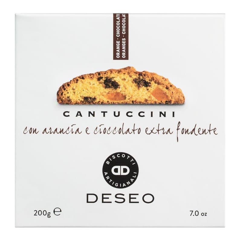 Deseo Cantuccini con Arancia Candita e Cioccolato