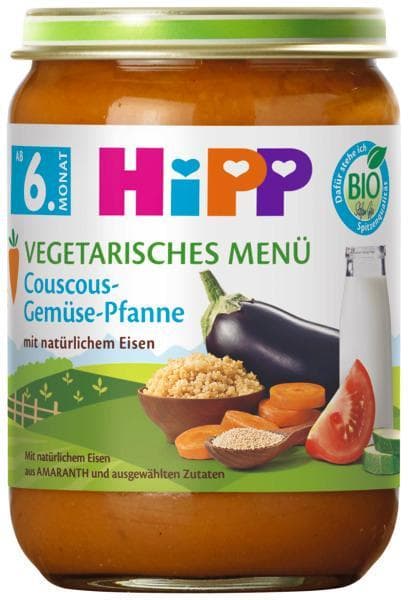 HiPP BIO Couscous Vegetable Pan, from 6 months