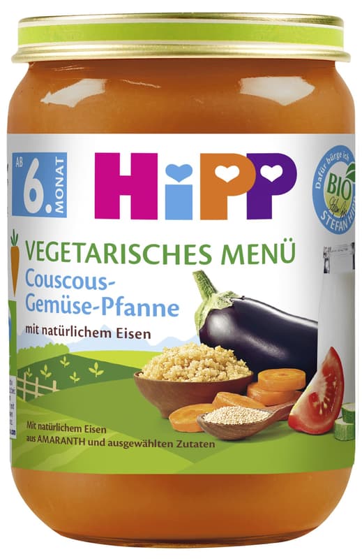 HiPP BIO Couscous-Gemüse-Pfanne, ab dem 6. Monat