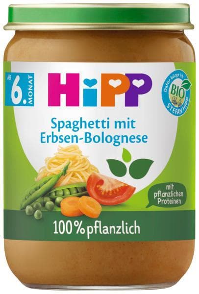 HiPP BIO Spaghetti with Pea Bolognese, from 6 months