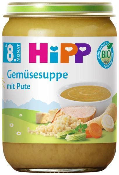 HiPP BIO Vegetable soup with turkey, from 8 months