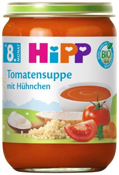 HiPP BIO Tomato soup with chicken, from 8 months