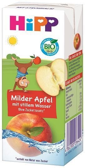 HiPP BIO Mild apple with still water, tetrapak