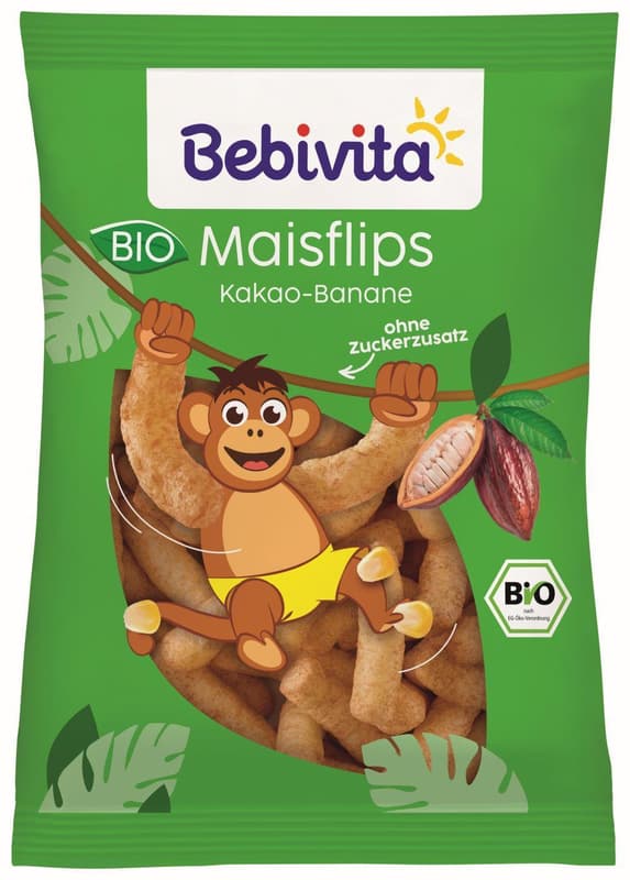 Bebivita Corn Flips Cocoa-Banana