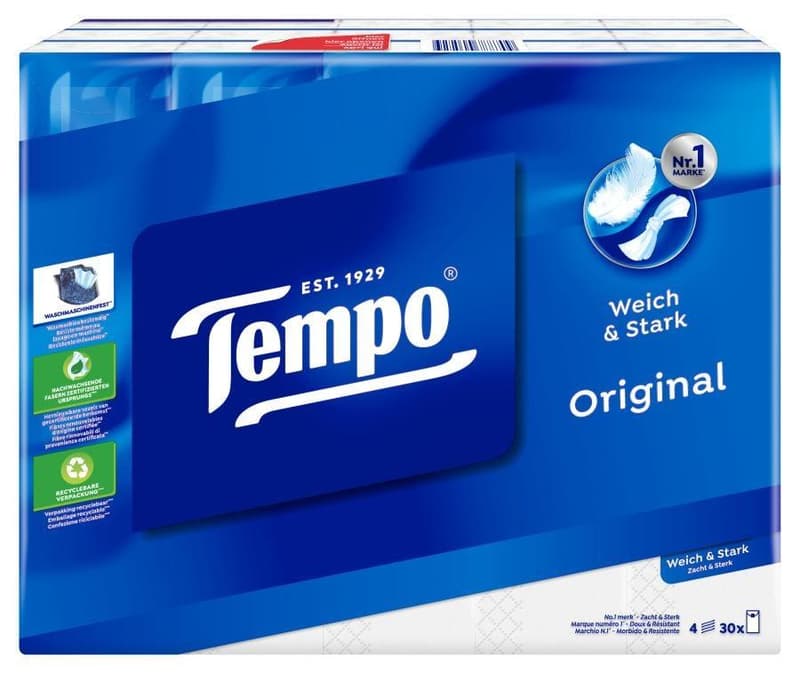 Tempo tissues Original 30x10 tissues