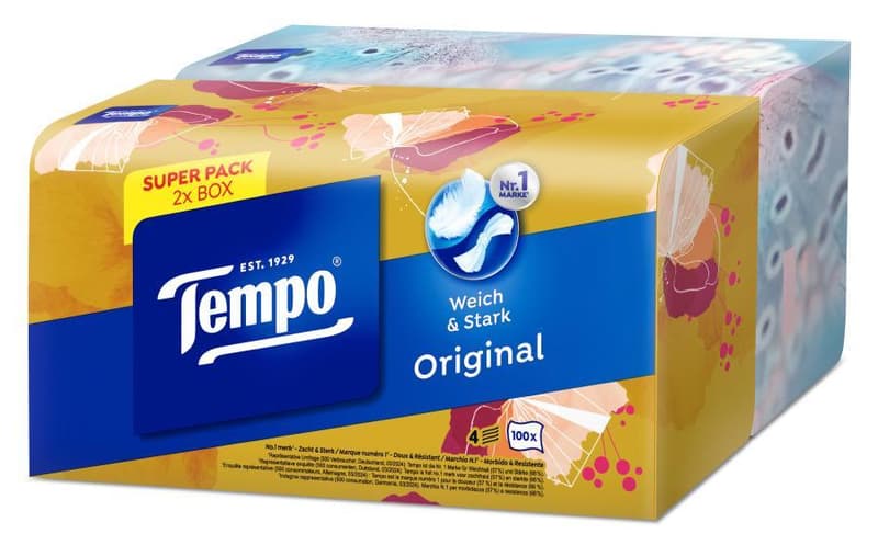 Tempo tissue Duo Box 200 sheets
