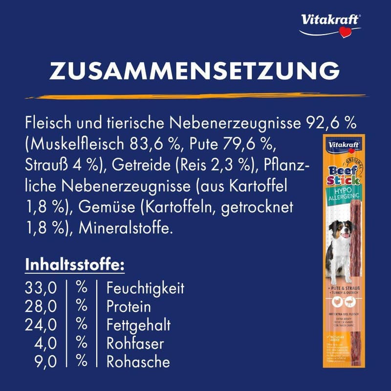 Vitakraft Beef Stick® Hypo Allergenic