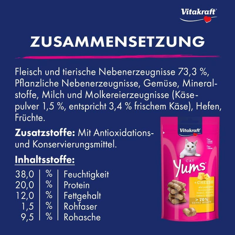 Vitakraft Cat Yums® Käse