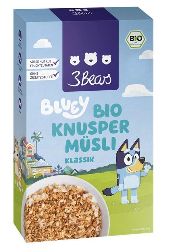 3Bears x Bluey BIO Knuspermuesli Klassik
