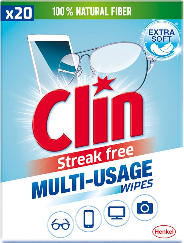 Clin Brillenputztücher 20 Stk.