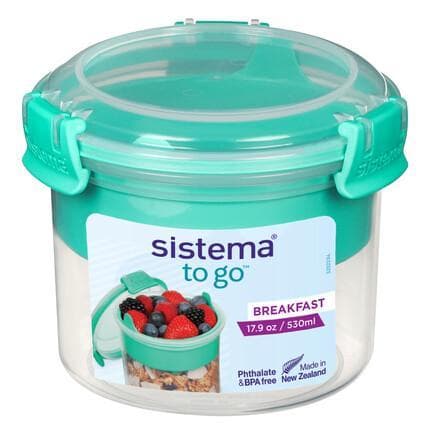 Sistema Breakfast TO GO breakfast container incl. spoon, 530 ml 530 ml