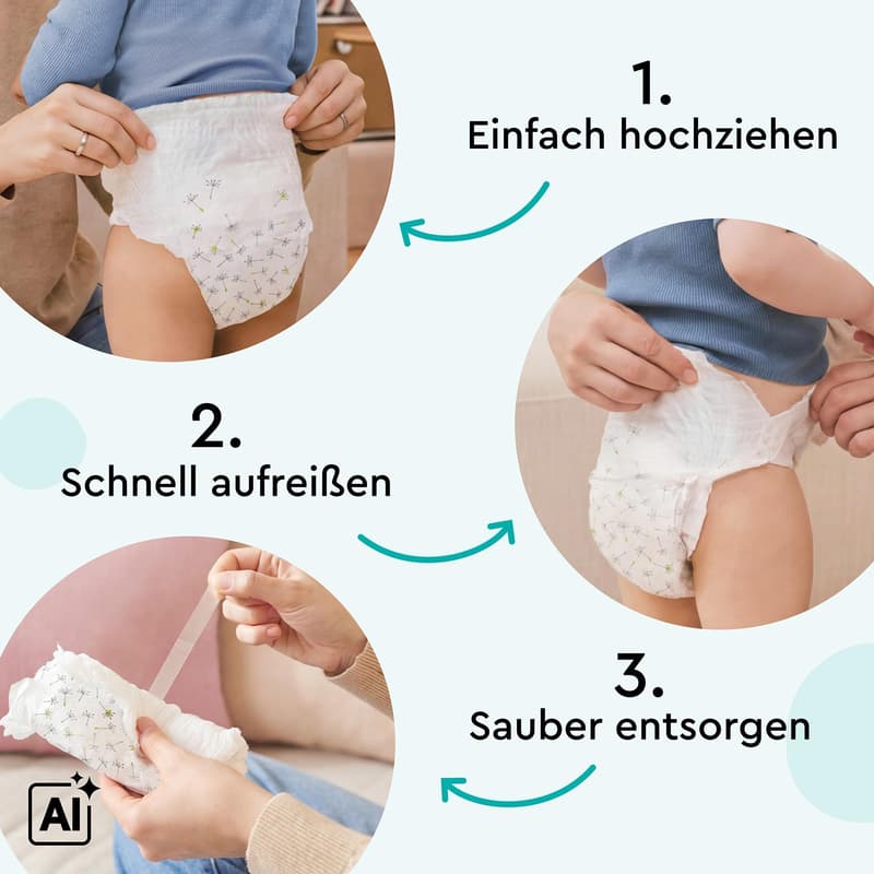 LILLYDOO Pants Größe 5, 22 Stück