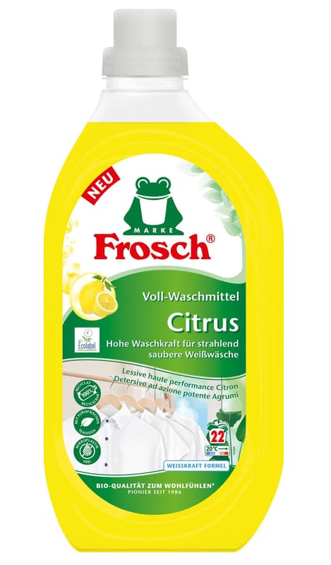 Frosch Voll-Waschmittel Citrus