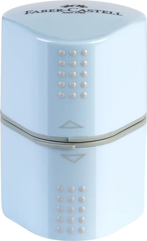 Faber-Castell Dreifachspitzdose Grip sky blue