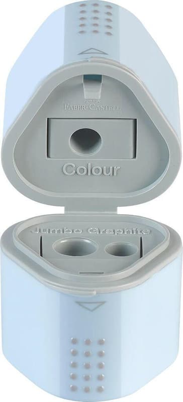 Faber-Castell Dreifachspitzdose Grip sky blue