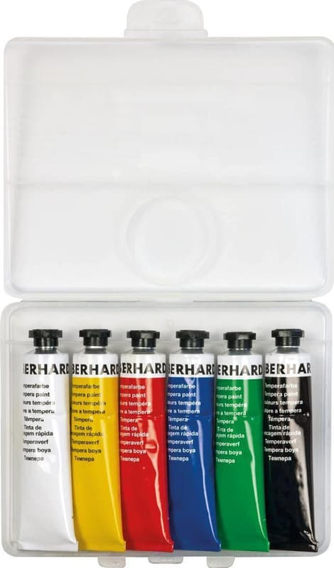 Eberhardt Faber Tempera Artist Color 18ml tube 6-pc case