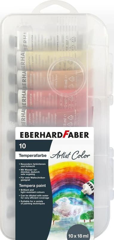 Eberhard Faber Tempera Artist Color 18ml Tube 10er Etui