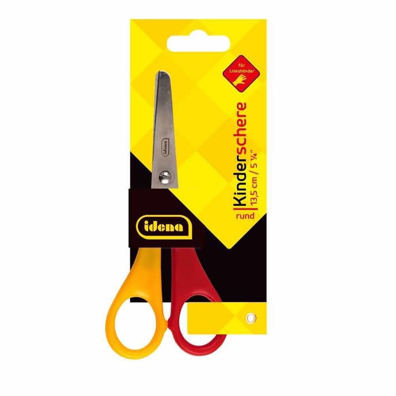 Kinderschere für Linkshänder rund 5 1/4"
