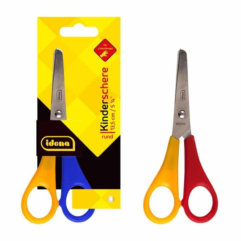 Kinderschere für Linkshänder rund 5 1/4"