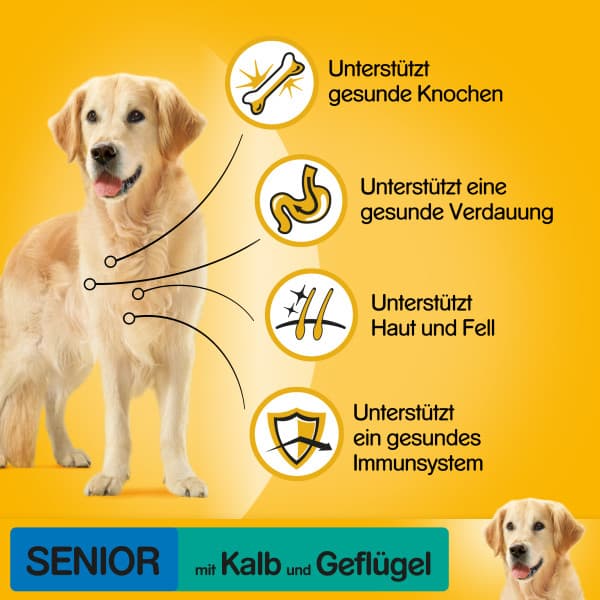 Pedigree Bowl Senior with veal and poultry