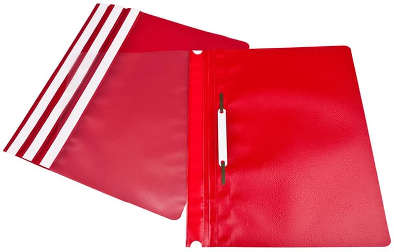 A4 PP folder red
