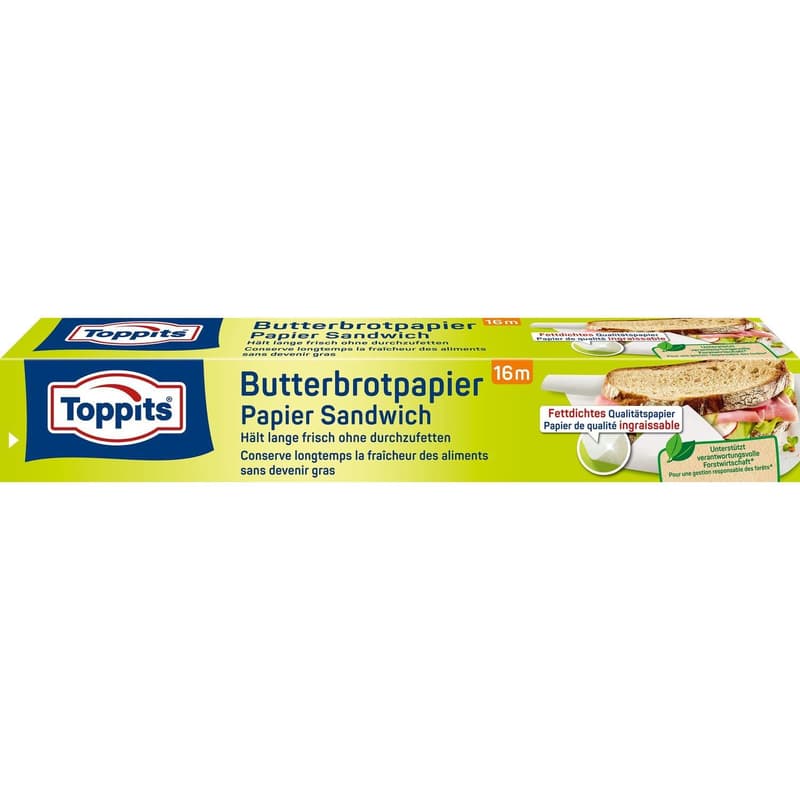 Toppits® sandwich paper 28cm x 16m