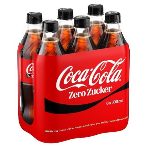 Coca-Cola Zero 6x500ml (EinwegPFAND)