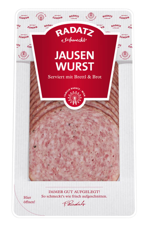 Radatz Jausenwurst geschnitten