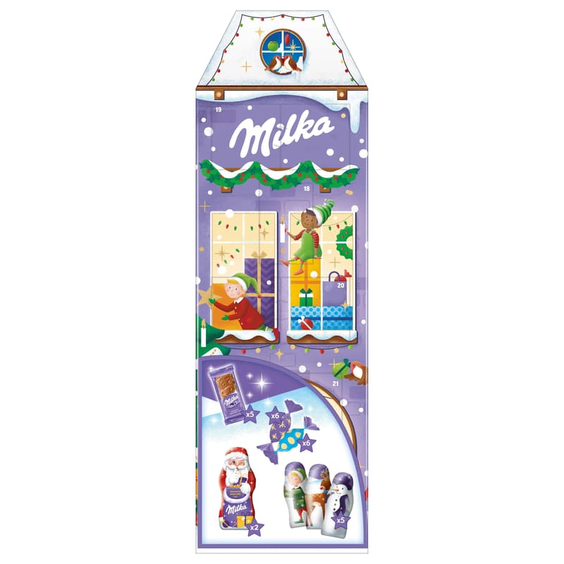 Milka 3D Haus Adventkalender