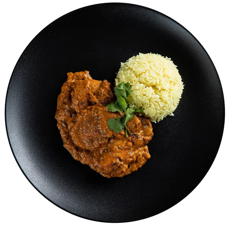 Chicken Tikka Masala with Saffron Rice by Mahavira Kanswala