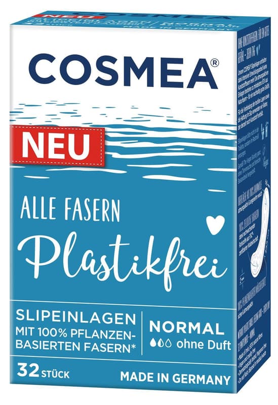 Cosmea Panty Liners PLASTIC-FREE & VEGAN, Normal without fragrance