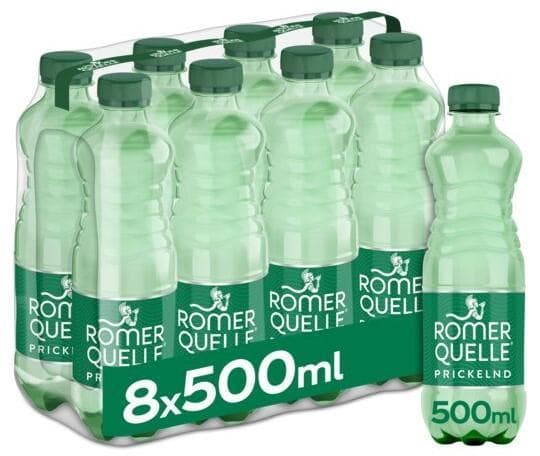 Römerquelle Sparkling 8x500ml (Disposable Deposit)