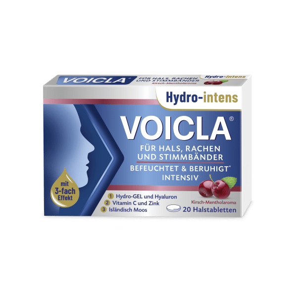 VOICLA® Hydro-intens Halstabletten Kirsche-Menthol
