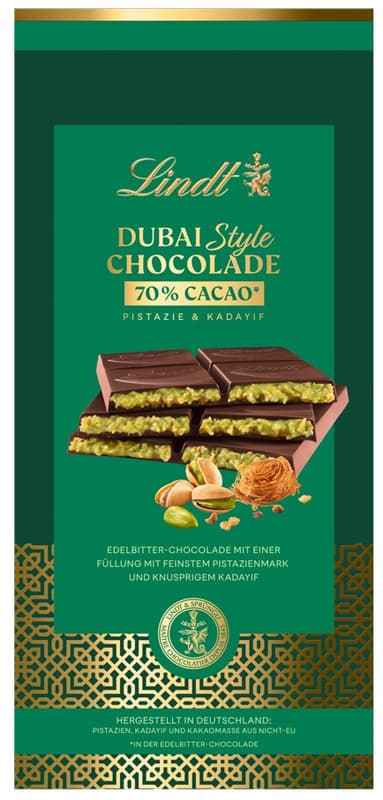 Lindt Dubai Style Tafel Dark