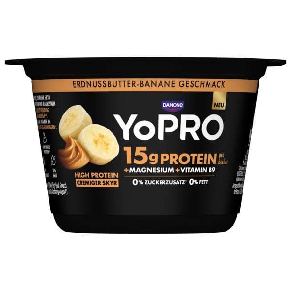 YoPRO Cremiger High Protein Skyr Erdnussbutter-Banane