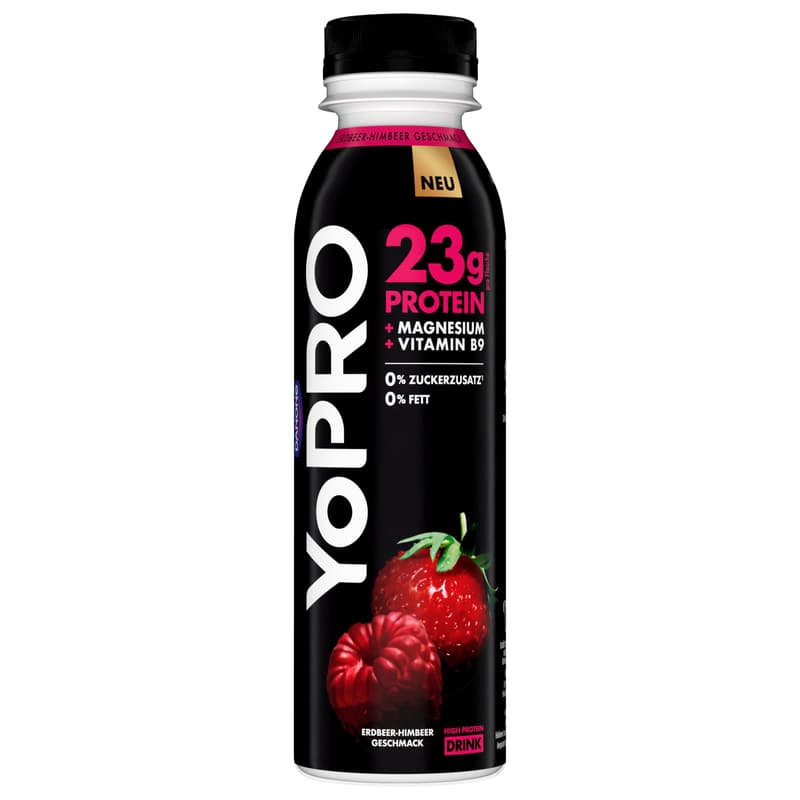YoPRO High Protein Drink Strawberry-Raspberry