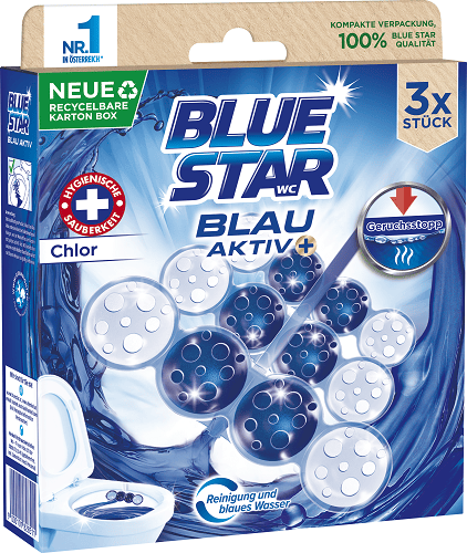 Blue Star Blau Aktiv Chlor 3x50 g