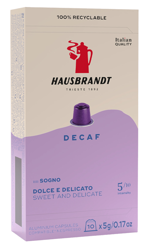Hausbrandt Decaf Capsules – Nespresso compatible
